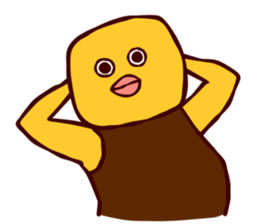 Face of Bird sticker #11161563