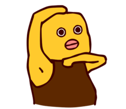 Face of Bird sticker #11161564