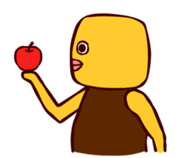 Face of Bird sticker #11161565