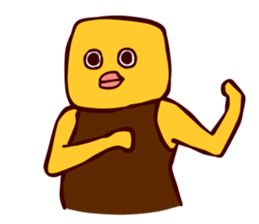 Face of Bird sticker #11161570