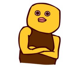 Face of Bird sticker #11161571