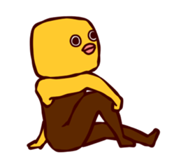 Face of Bird sticker #11161574