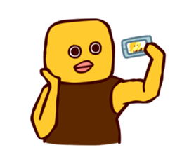 Face of Bird sticker #11161577