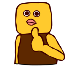 Face of Bird sticker #11161583