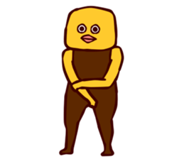 Face of Bird sticker #11161590