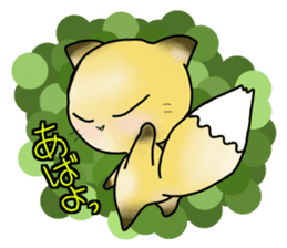kawaii little Fox Konkon sticker #11162191