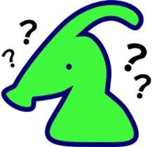 PARASAUROLOPHUS Stickers Japanese sticker #11162919