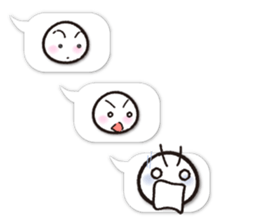 Expression only of dialogue box Sticker sticker #11162999