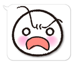 Expression only of dialogue box Sticker sticker #11163000