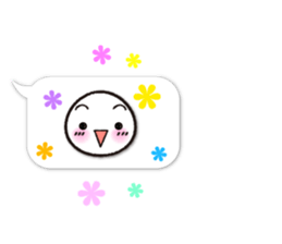 Expression only of dialogue box Sticker sticker #11163004