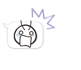 Expression only of dialogue box Sticker sticker #11163010