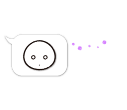 Expression only of dialogue box Sticker sticker #11163011