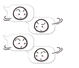 Expression only of dialogue box Sticker sticker #11163017