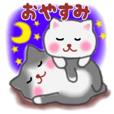 Four plump cats 4 sticker #11163151