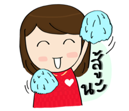 Norwor Cheer Red sticker #11163152