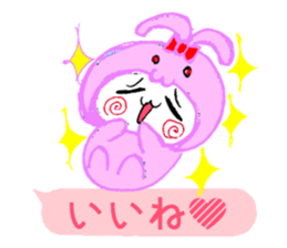 Yuru Usa P Ver. sticker #11164095