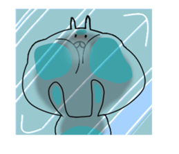 Rabbit of Usa have kun sticker #11164845