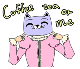 A Gentleman cat sticker #11164992