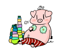 A Little Pig named Nippi sticker #11165424