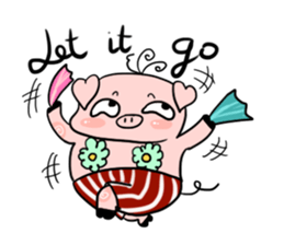 A Little Pig named Nippi sticker #11165426