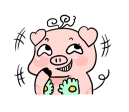 A Little Pig named Nippi sticker #11165429