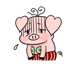 A Little Pig named Nippi sticker #11165433