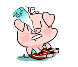 A Little Pig named Nippi sticker #11165442
