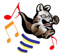 Behavior of Squirrel-Mouse2 sticker #11165464