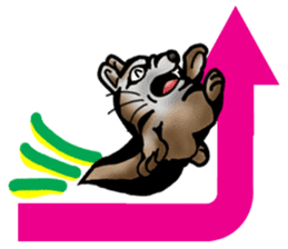 Behavior of Squirrel-Mouse2 sticker #11165468