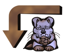 Behavior of Squirrel-Mouse2 sticker #11165469