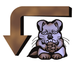 Behavior of Squirrel-Mouse2 sticker #11165469