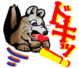 Behavior of Squirrel-Mouse2 sticker #11165470