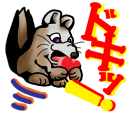 Behavior of Squirrel-Mouse2 sticker #11165470