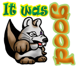 Behavior of Squirrel-Mouse2 sticker #11165475