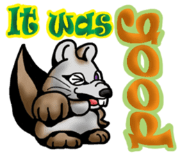 Behavior of Squirrel-Mouse2 sticker #11165475