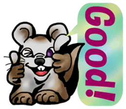 Behavior of Squirrel-Mouse2 sticker #11165483