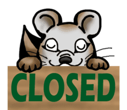 Behavior of Squirrel-Mouse2 sticker #11165487