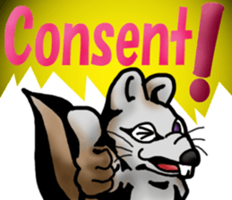 Behavior of Squirrel-Mouse2 sticker #11165491