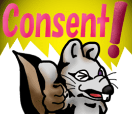 Behavior of Squirrel-Mouse2 sticker #11165491