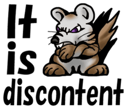 Behavior of Squirrel-Mouse2 sticker #11165503