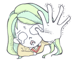 Flower girls high school sticker #11165839