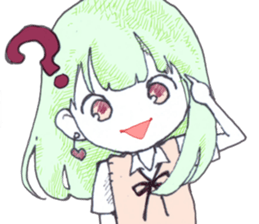 Flower girls high school sticker #11165848