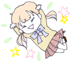 Flower girls high school sticker #11165850