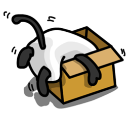 the cute cat 02 sticker #11165992