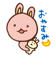 The loosely cute rabbit sticker #11166026