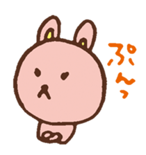 The loosely cute rabbit sticker #11166037