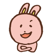 The loosely cute rabbit sticker #11166044