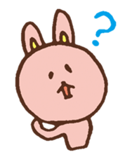 The loosely cute rabbit sticker #11166045