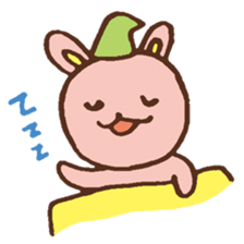 The loosely cute rabbit sticker #11166058