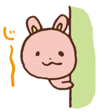 The loosely cute rabbit sticker #11166062